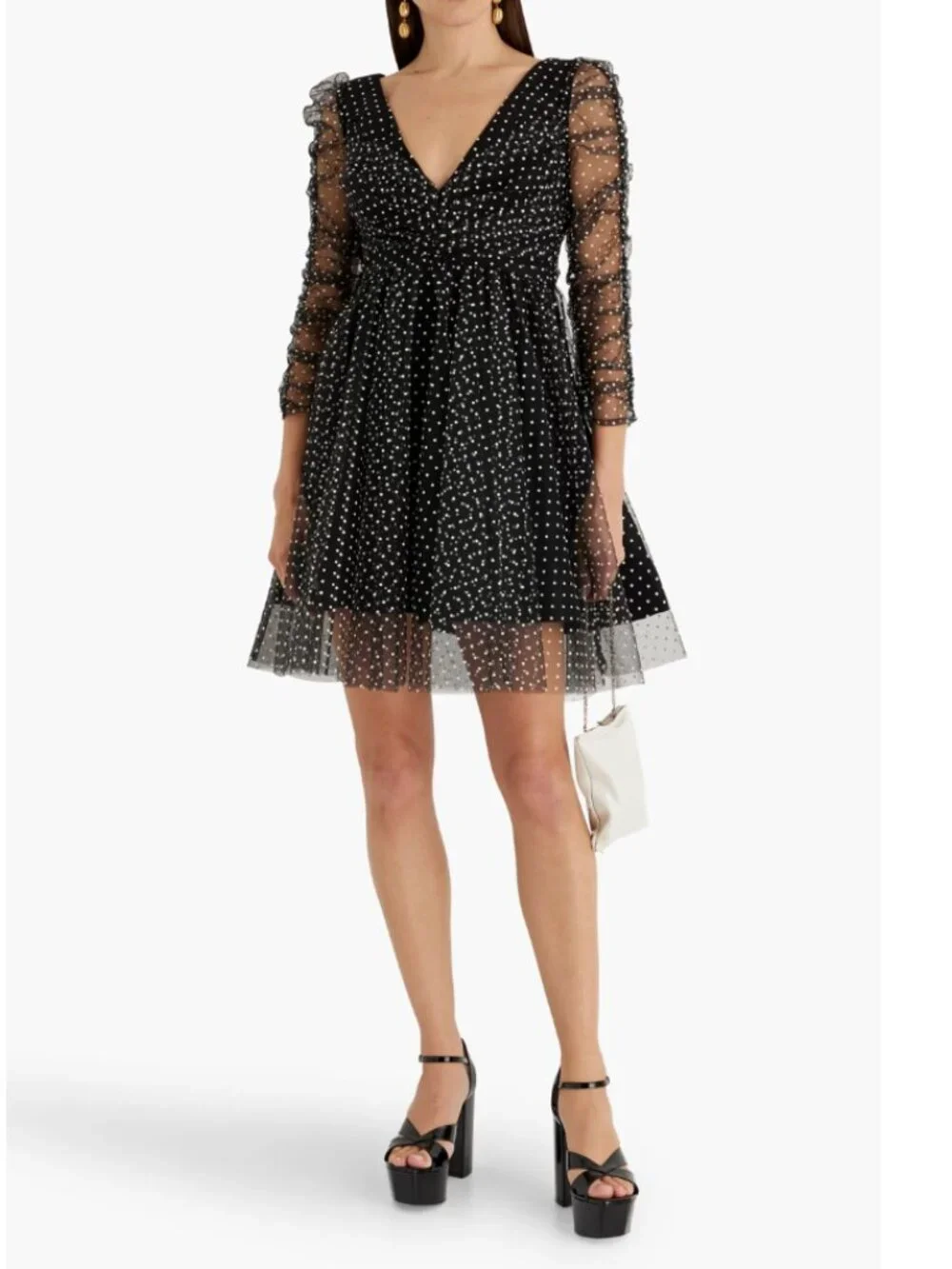 zimmermann ruched tulle mini dress christinav_stylist wearing the Zimmermann Tulle Ruched mini dress,  available for hire online for your next event via beyondyourwardrobe.com.au   @christinav_stylist #zimmermann #zimmermannrunway #zimmermannwear  #zimmermannhire #perthfaahion